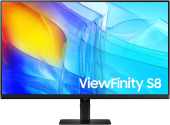 Монитор Samsung 32" S32D806EAMXUE черный VA LED 5ms 16:9 HDMI матовая HAS Piv 3000:1 350cd 178гр/178гр 3840x2160 60Hz DP 4K USB 6.9кг