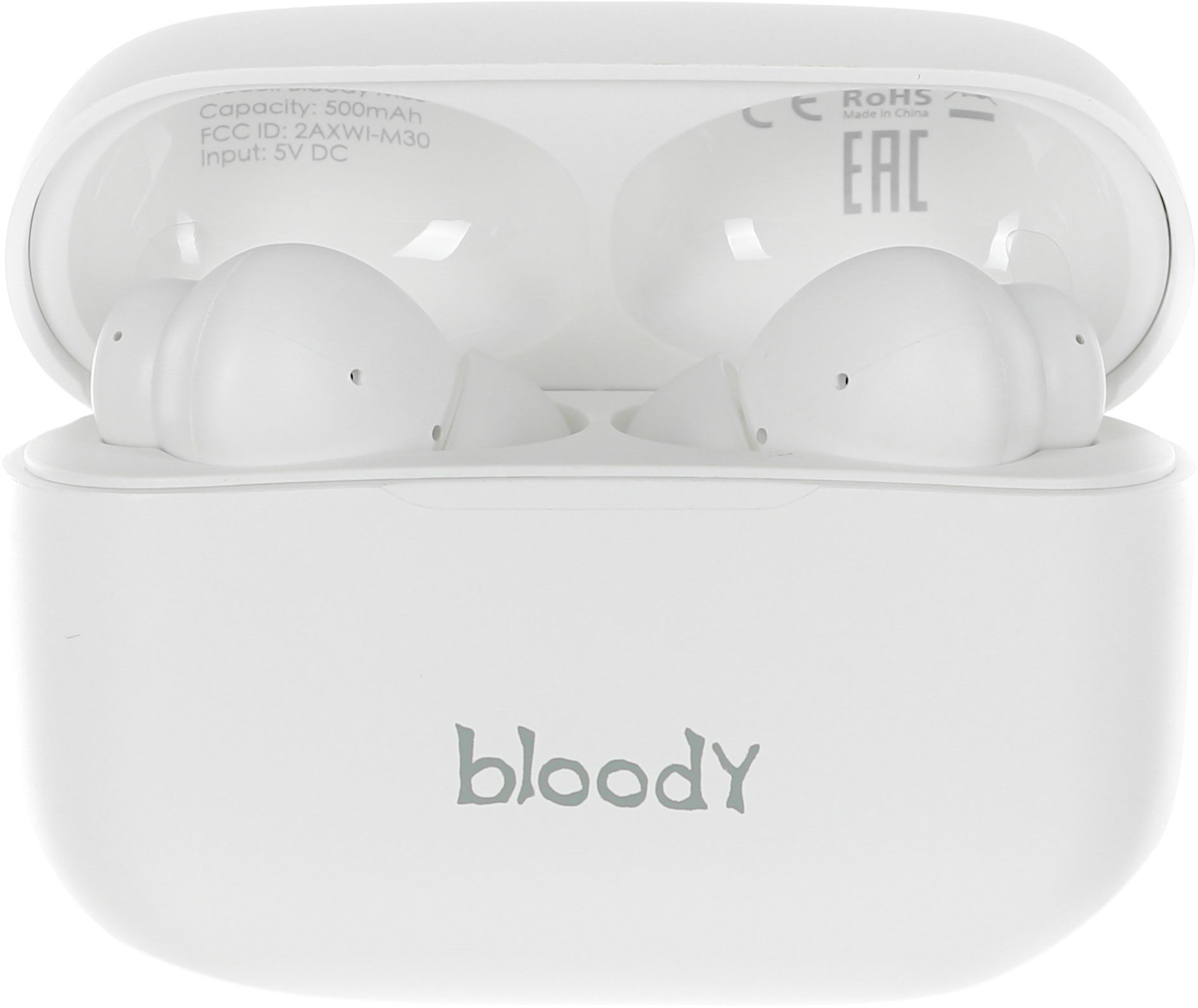 Гарнитура внутриканальные A4Tech Bloody M30 белый беспроводные bluetooth в ушной раковине (M30 (WHITE))