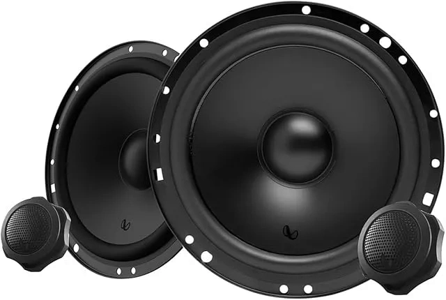 Колонки автомобильные Infinity Alpha 601CF (без решетки) 4Ом 16.5см (6 1/2дюйм) (ком.:4кол.) компонентные двухполосные