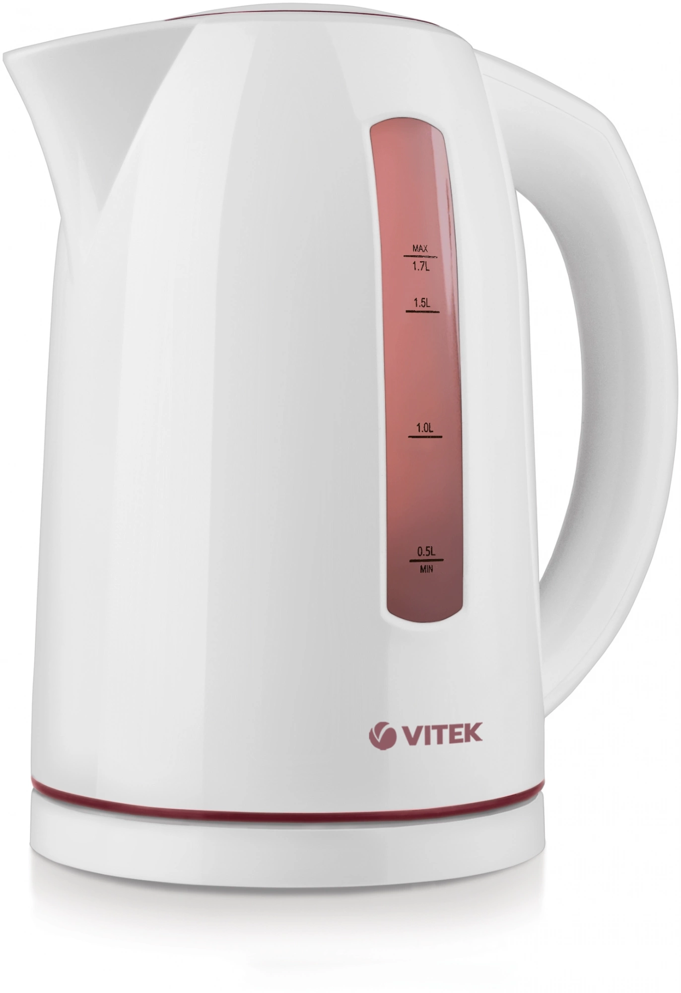 Чайник электрический Vitek VT-1163 1.7л. 2200Вт прозрачный/серебристый корпус: стекло