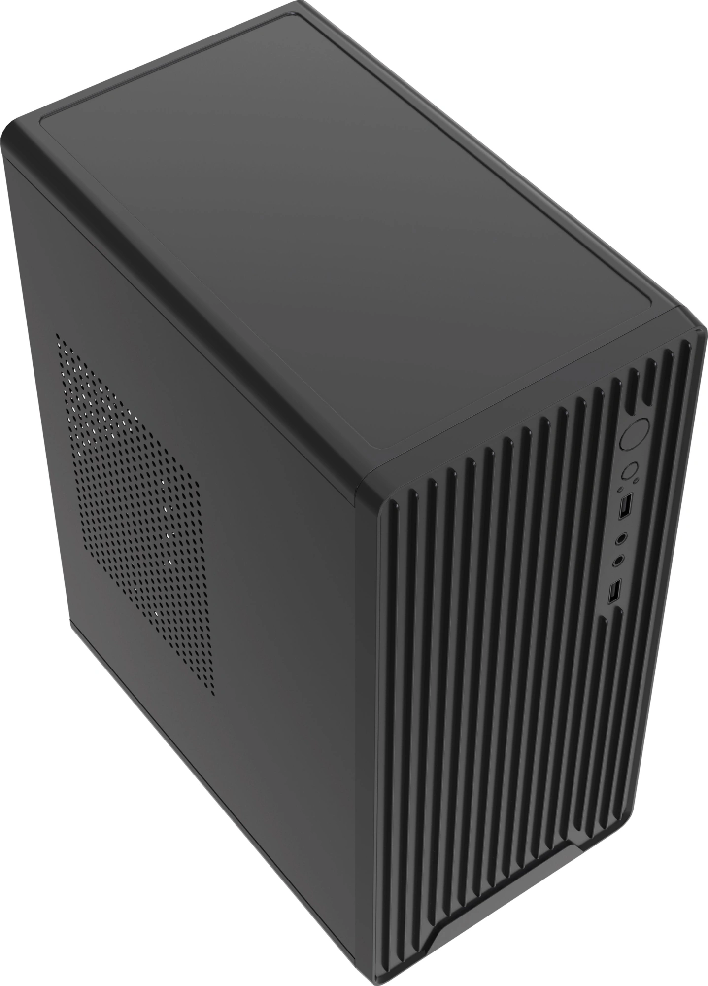 Корпус Accord ACC-M258-02B черный без БП mATX 1x80mm 2xUSB2.0 audio