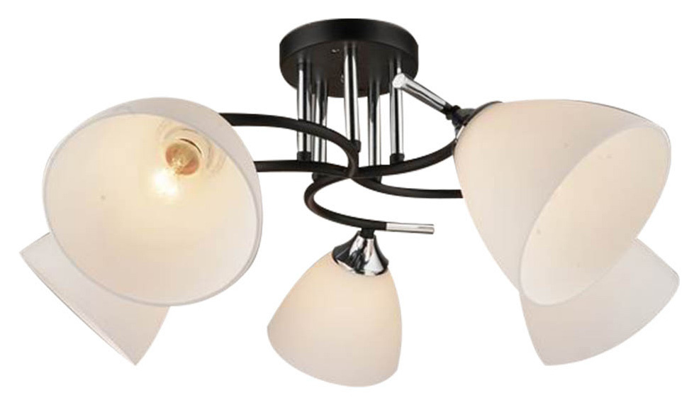 Люстра Hiper Vega H157-2 потолоч. черный/хром