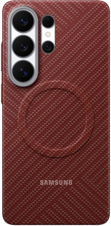 Чехол (клип-кейс) Samsung для Samsung Galaxy S26 Ultra Carbon Magnet Case with MagSafe коралловый (EF-KS948SREGRU)