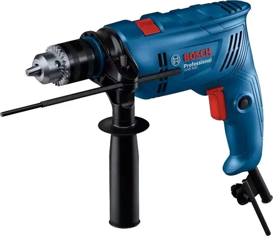 Дрель-шуруповерт Bosch GSB 600 600Вт патрон:ключев. (06011A0320)