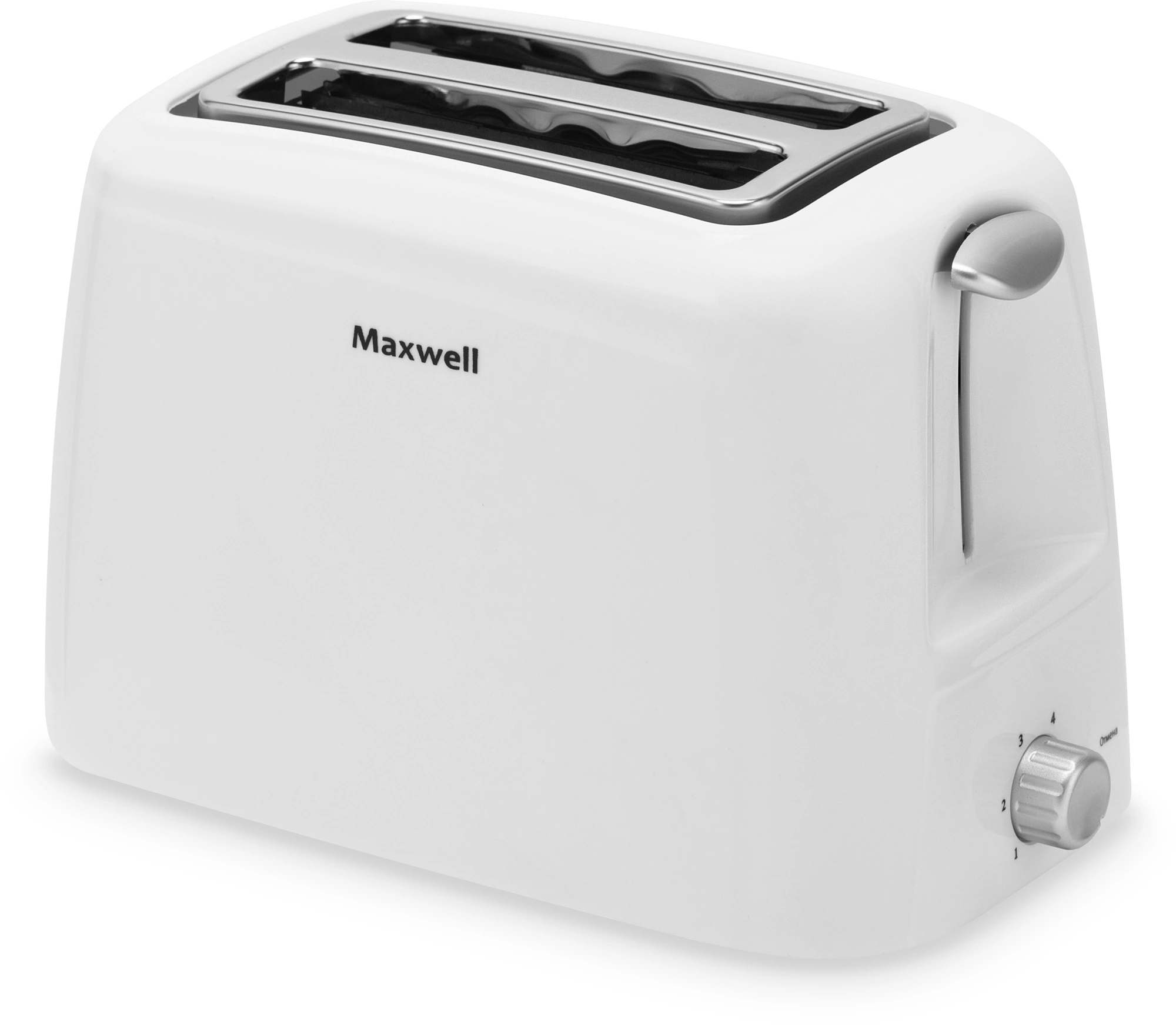 Тостер Maxwell MW-1504 750Вт белый