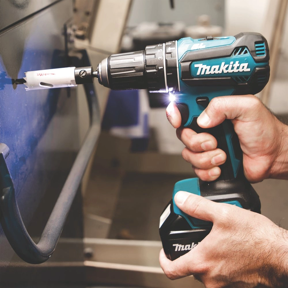 Дрель-шуруповерт Makita DHP485SYE аккум. патрон:быстрозажимной (кейс в комплекте)