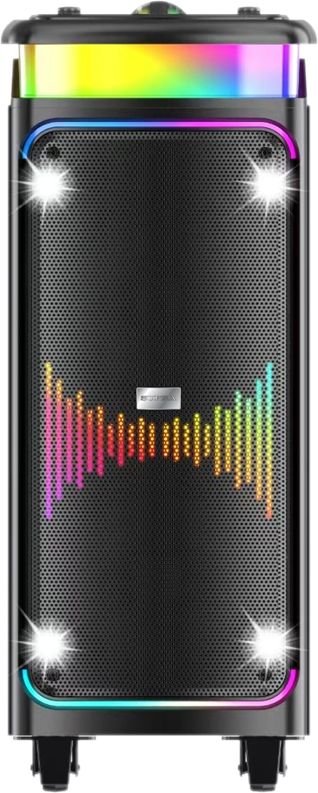 Минисистема Supra SMB-870 черный 180Вт FM USB BT SD