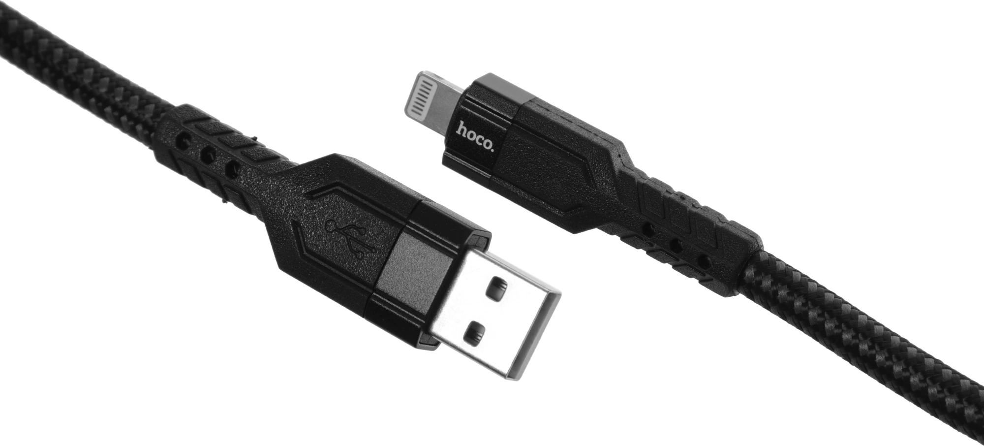 Кабель Hoco U110 iP USB (m)-Lightning (m) 1.2м черный коробка