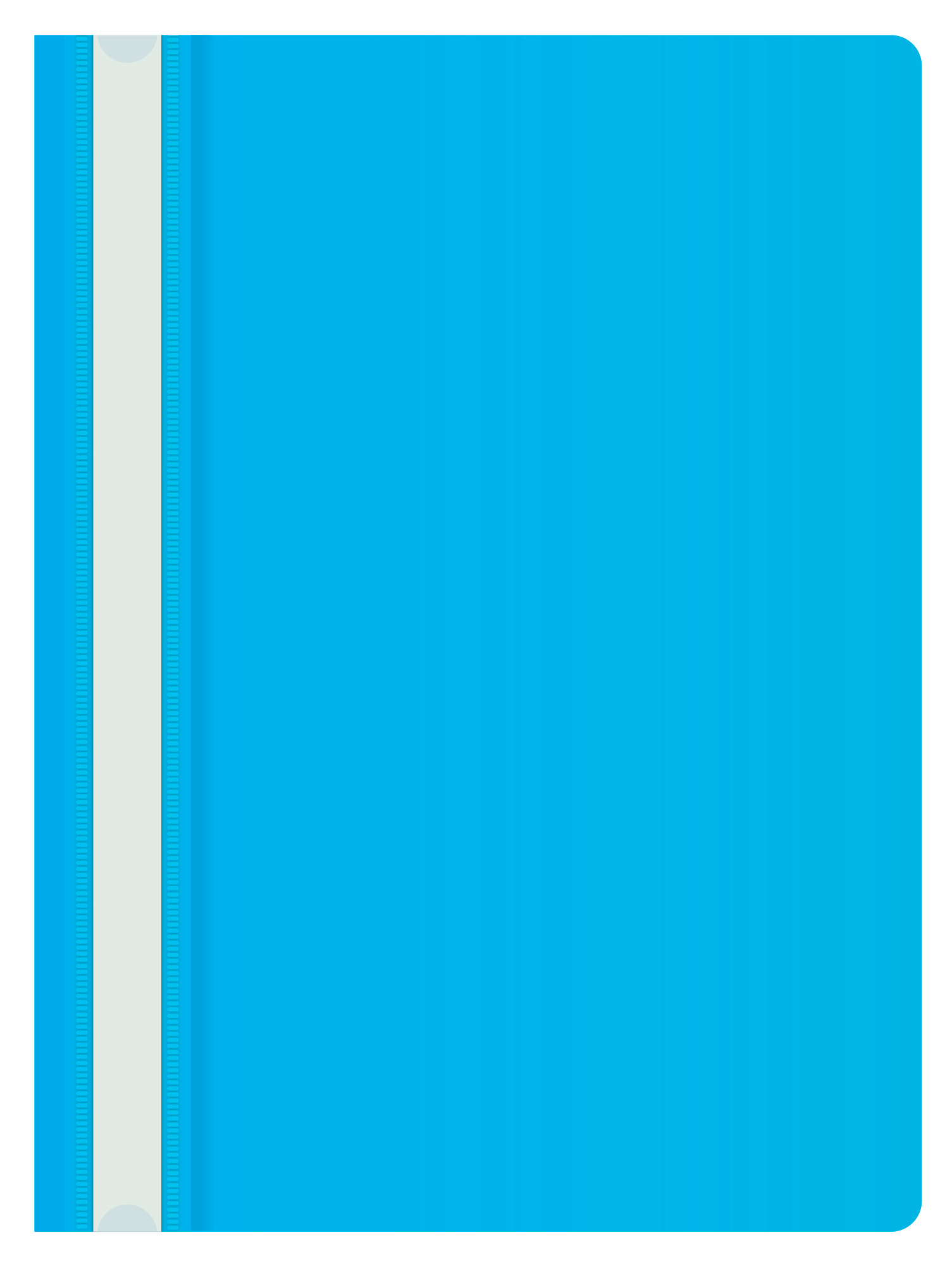 Папка-скоросшиватель Buro -PSE20BU/AZURE A4 прозрач.верх.лист пластик голубой 0.11/0.13