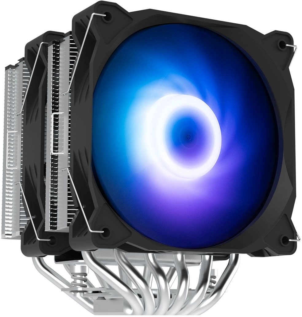 Устройство охлаждения(кулер) Zalman CNPS12X BP ARGB Soc-AM5/AM4/1200/1700/1851 черный 4-pin 32.2dB Al+Cu 260W 750gr Ret (CNPS12X BP ARGB)