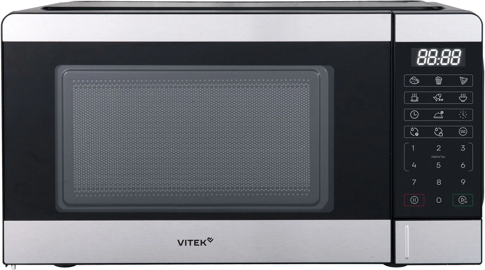 Микроволновая Печь Vitek VT-MW0420 20л. 700Вт черный/серебристый