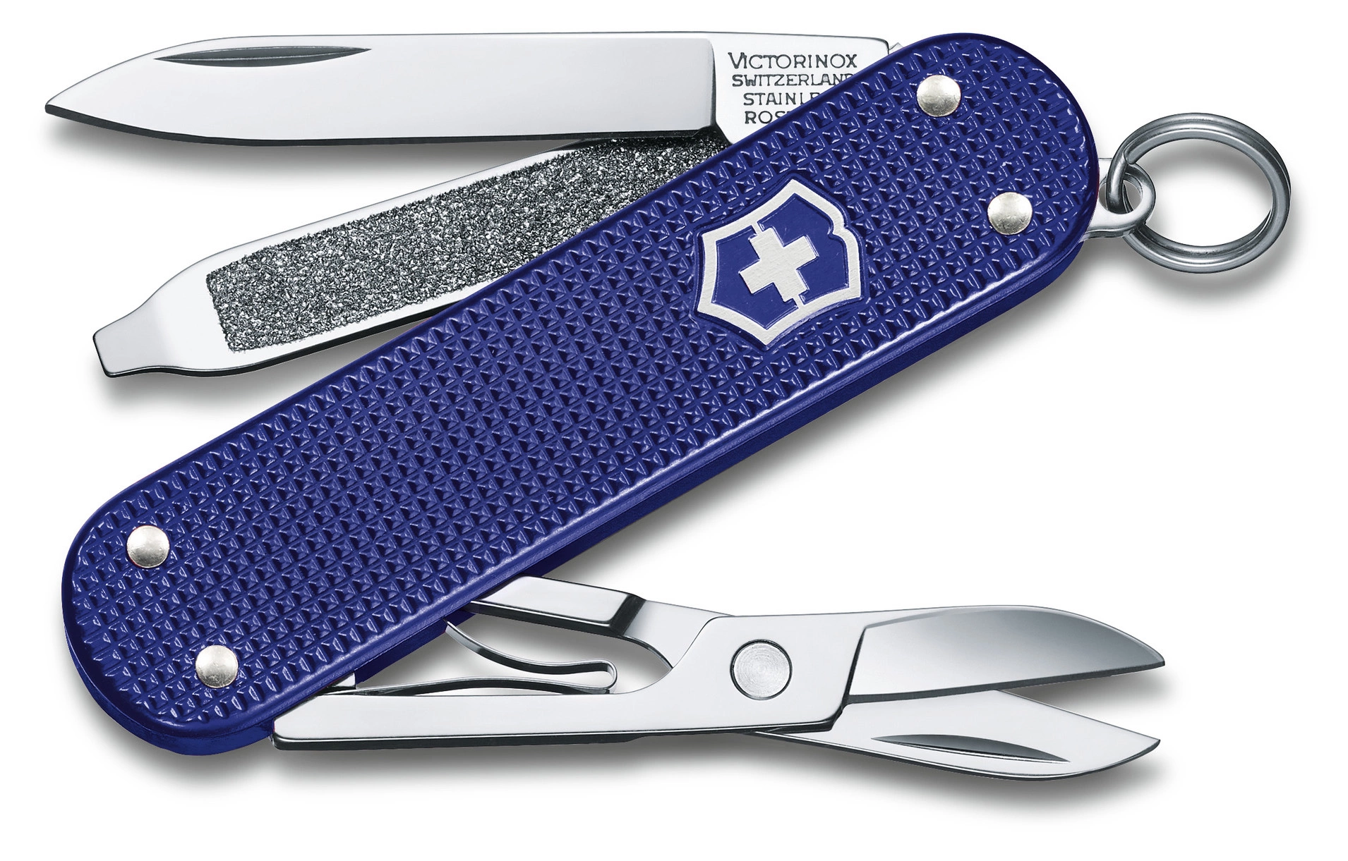 Нож перочинный Victorinox Classic SD Alox Night Dive (0.6221.222G) 58мм 5функц. синий подар.коробка