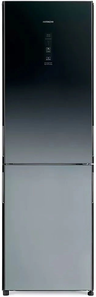 Холодильник Hitachi R-BG410PUC6X XGR 2-хкамерн. серый стекло инвертер