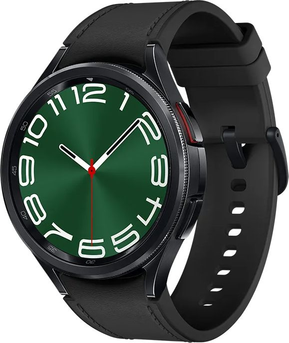 Смарт-часы Samsung Galaxy Watch 6 Classic 47мм 1.5" Super AMOLED корп.черный рем.черный (SM-R960NZKACIS)