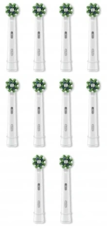 Насадка для зубных щеток Oral-B Pro Cross Action (упак.:10шт) белый Pro Cross Action и Pro 3D White