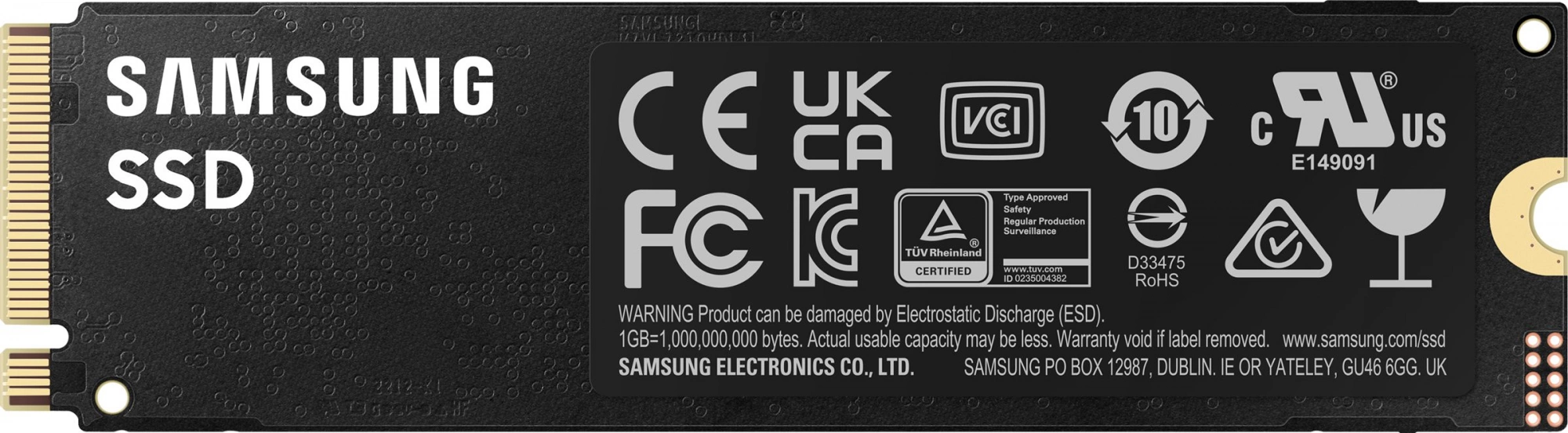 Накопитель SSD Samsung PCIe 4.0 x4 2TB MZ-V9P2T0BW 990 Pro M.2 2280