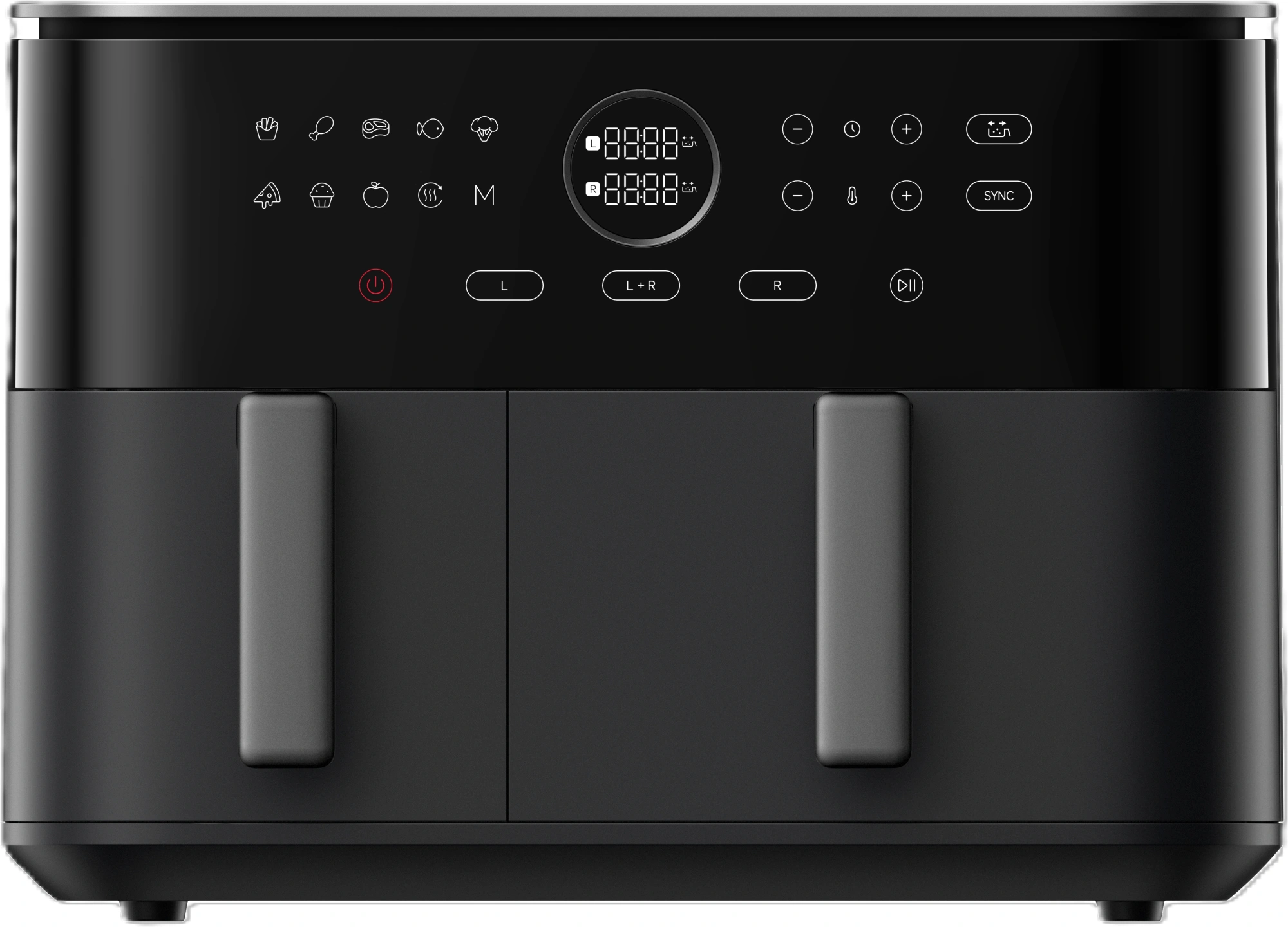 Аэрогриль Xiaomi Dual Zone Air Fryer 10L EU 10л 2700Вт черный (BHR07SGEU)