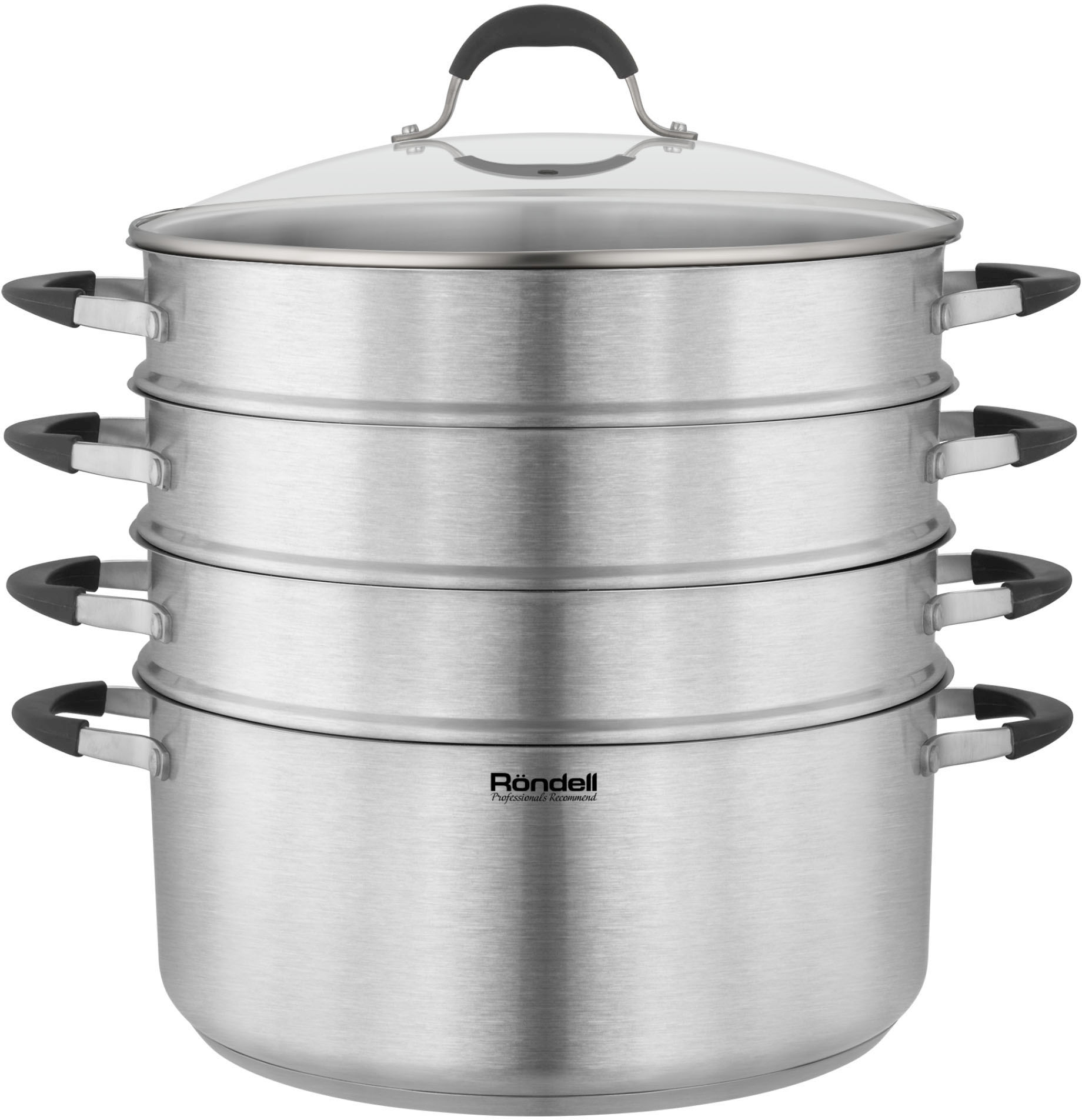 Кастрюля-пароварка Rondell RDS-1815 30.4л. d=32см (с крышкой) стальной
