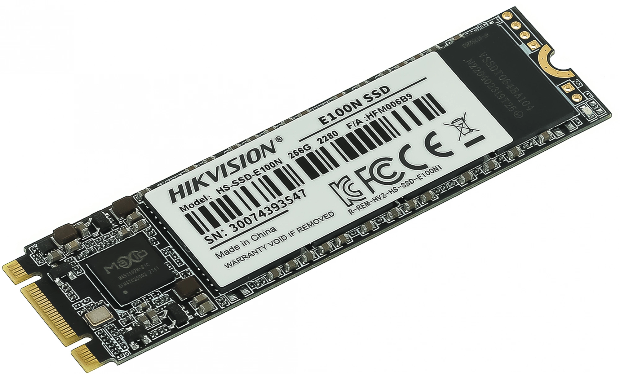 Накопитель SSD Hikvision SATA-III 256GB HS-SSD-E100N/256G HS-SSD-E100N/256G Hiksemi M.2 2280