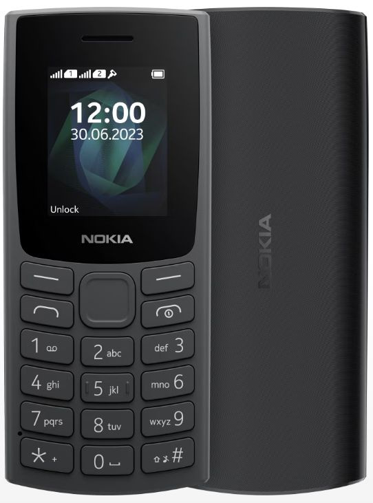 Мобильный телефон Nokia TA-1551 105 4G DS 0.048 серый моноблок 3G 4G 2Sim 1.8" 120x160 Series 30+ GSM900/1800 GSM1900 FM Micro SD max32Gb