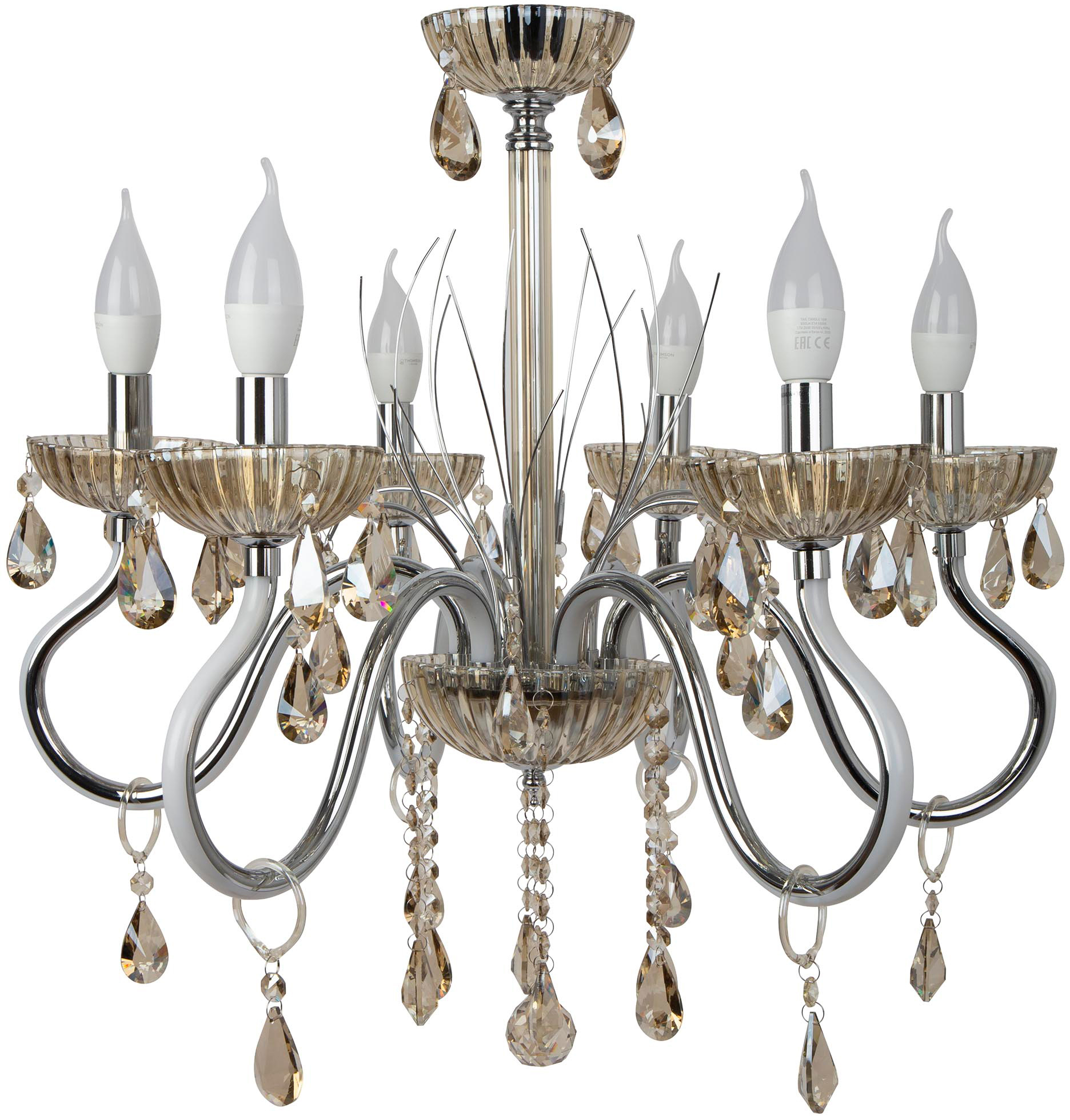 Люстра Hiper Jennie H824-6 подвес. хром