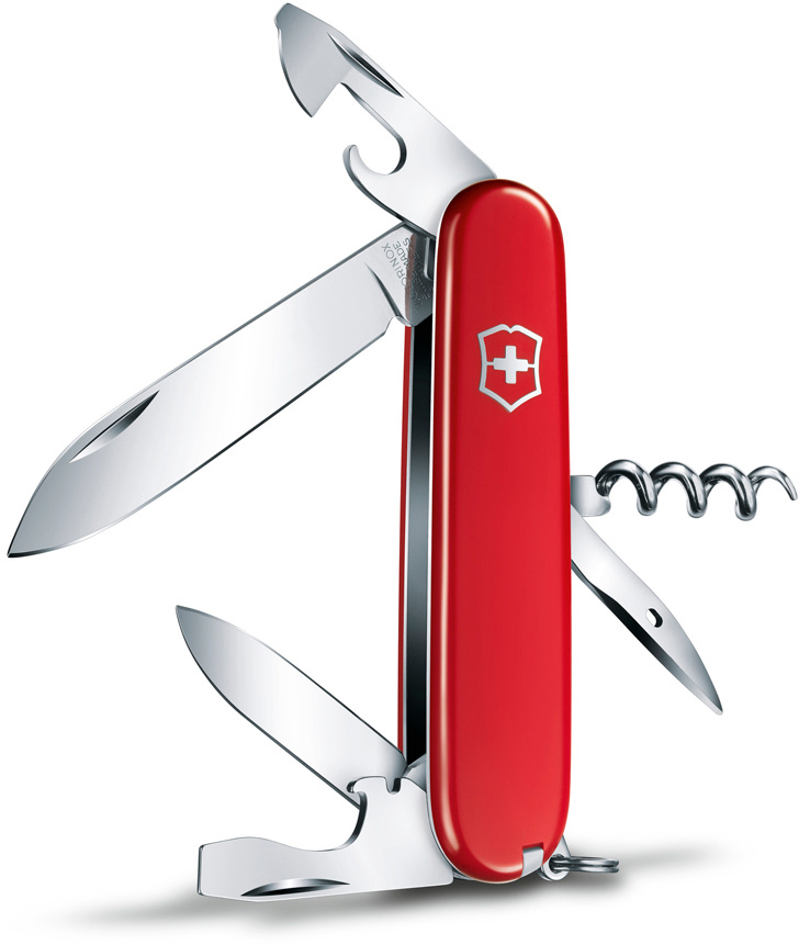 Нож перочинный Victorinox Spartan (1.3603) 91мм 12функц. красный карт.коробка