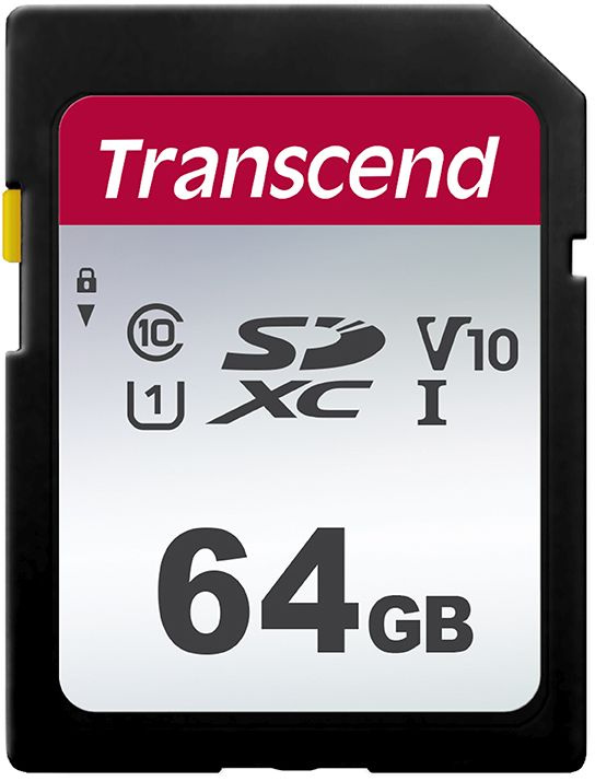 Флеш карта SDXC 64GB Transcend TS64GSDC300S 300S w/o adapter