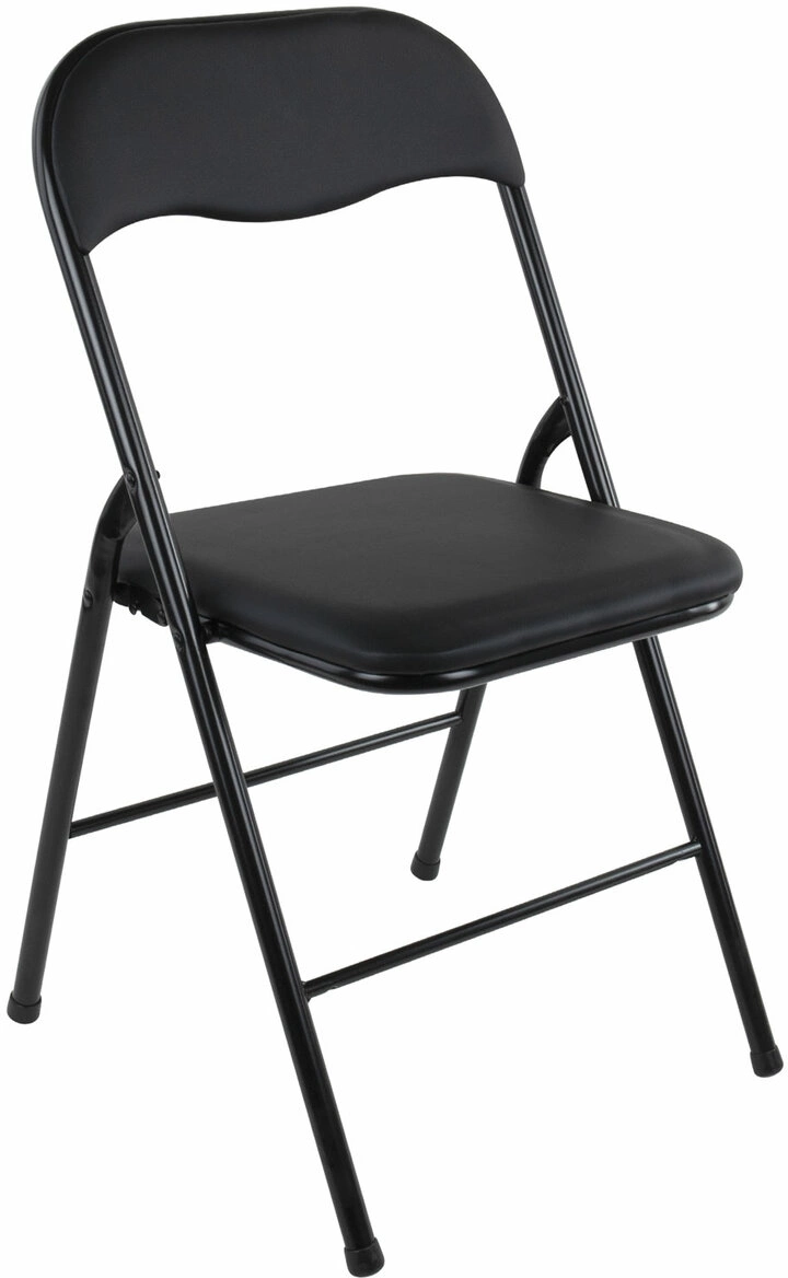 Стул Brabix Golf CF-007 комплект 4шт искусственная кожа черный металл черный на ножках (533032)