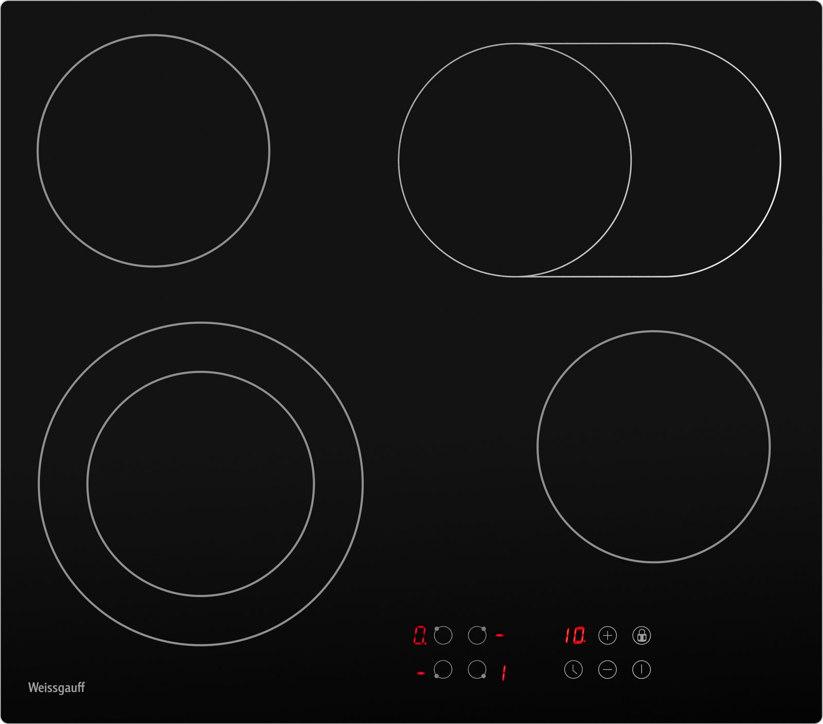 Варочная поверхность Weissgauff HV 642 BA черный