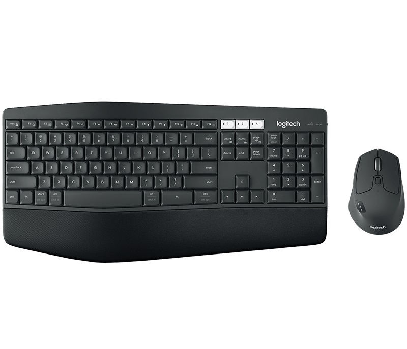 Клавиатура + мышь Logitech MK850 клав:черный мышь:черный USB беспроводная BT slim Multimedia (920-008232)