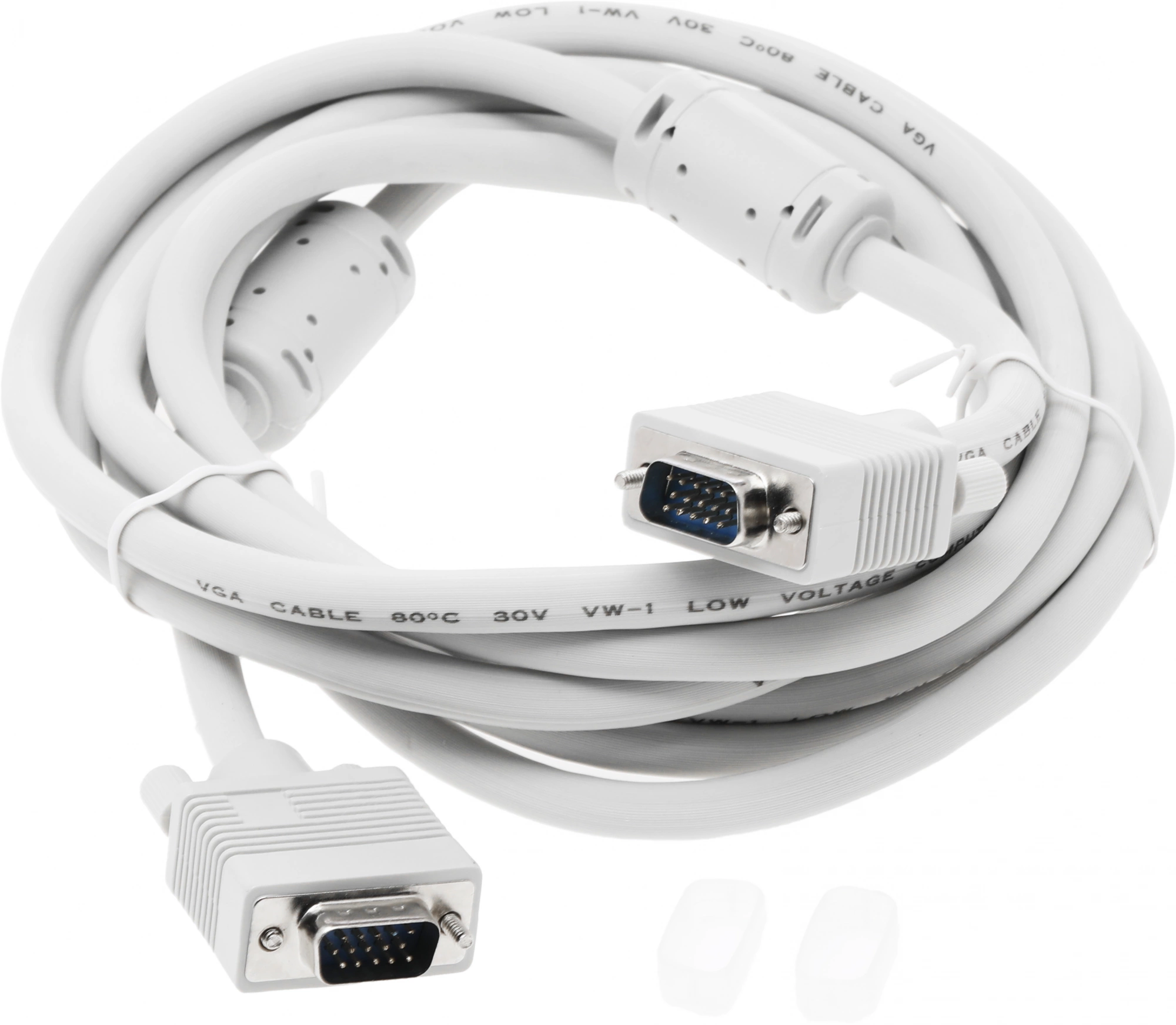 Кабель VGA (m) VGA (m) 3м феррит.кольца