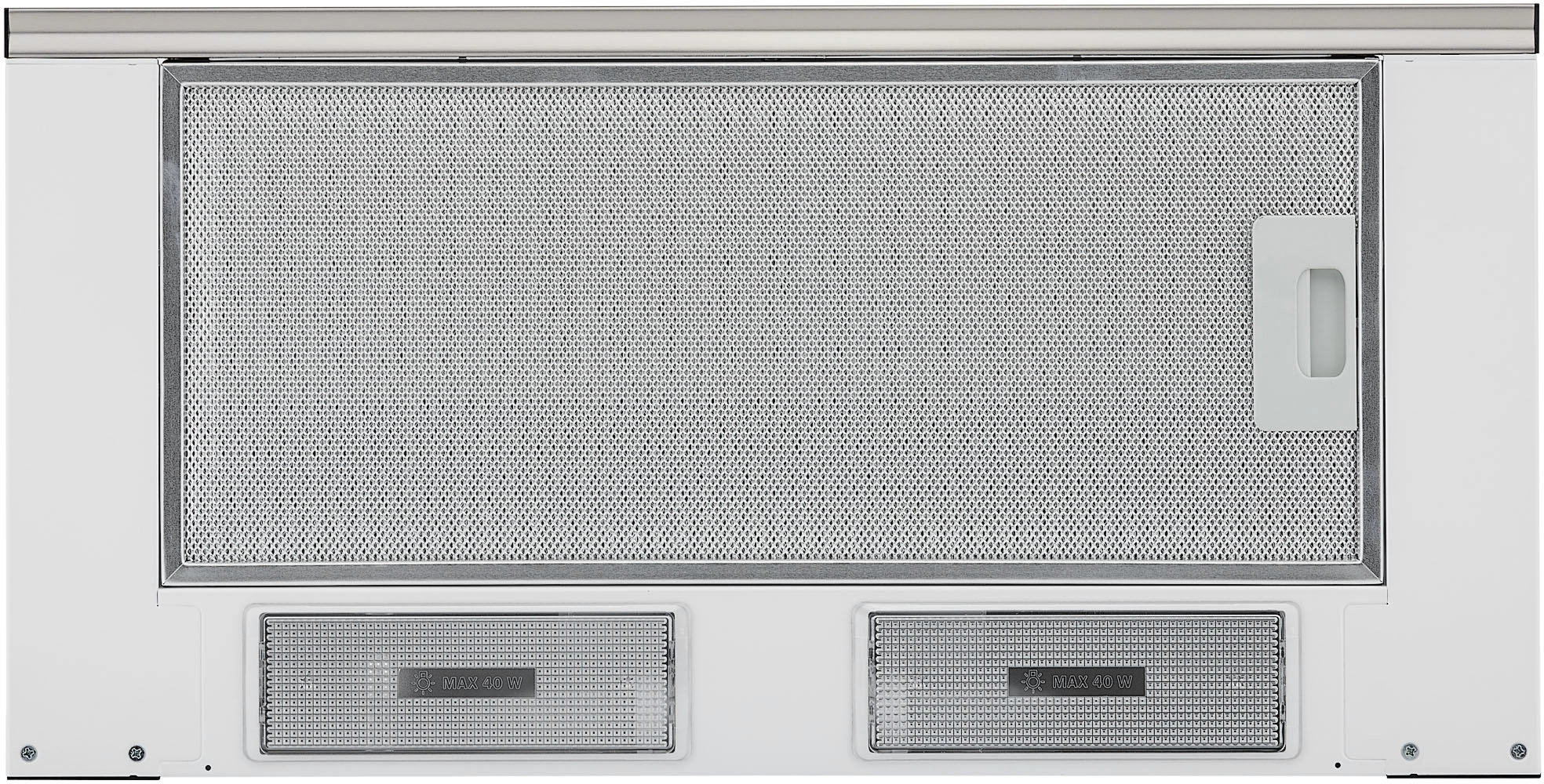 Вытяжка встраиваемая Krona Kamilla ECO 600 IX нержавеющая сталь/белый управление: кнопочное (1 мотор)