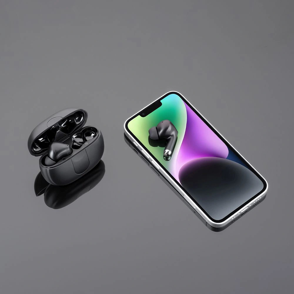 Гарнитура внутриканальные Deppa 44195 черный беспроводные bluetooth в ушной раковине