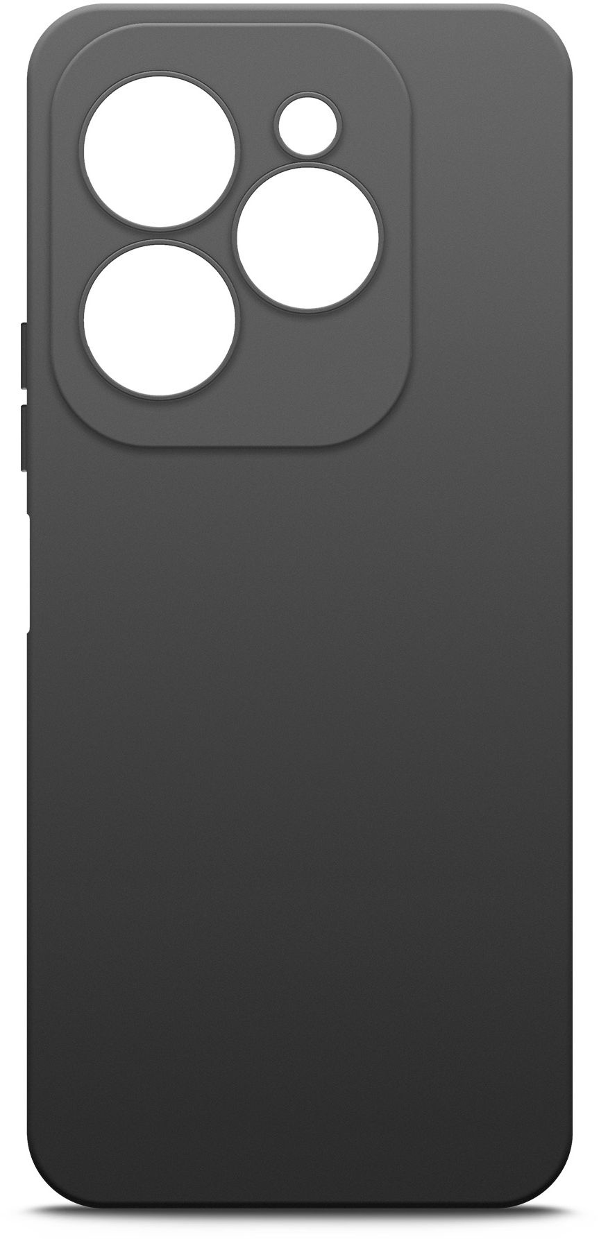 Чехол (клип-кейс) BoraSCO для Infinix Hot 40 Silicone Case черный (72732)