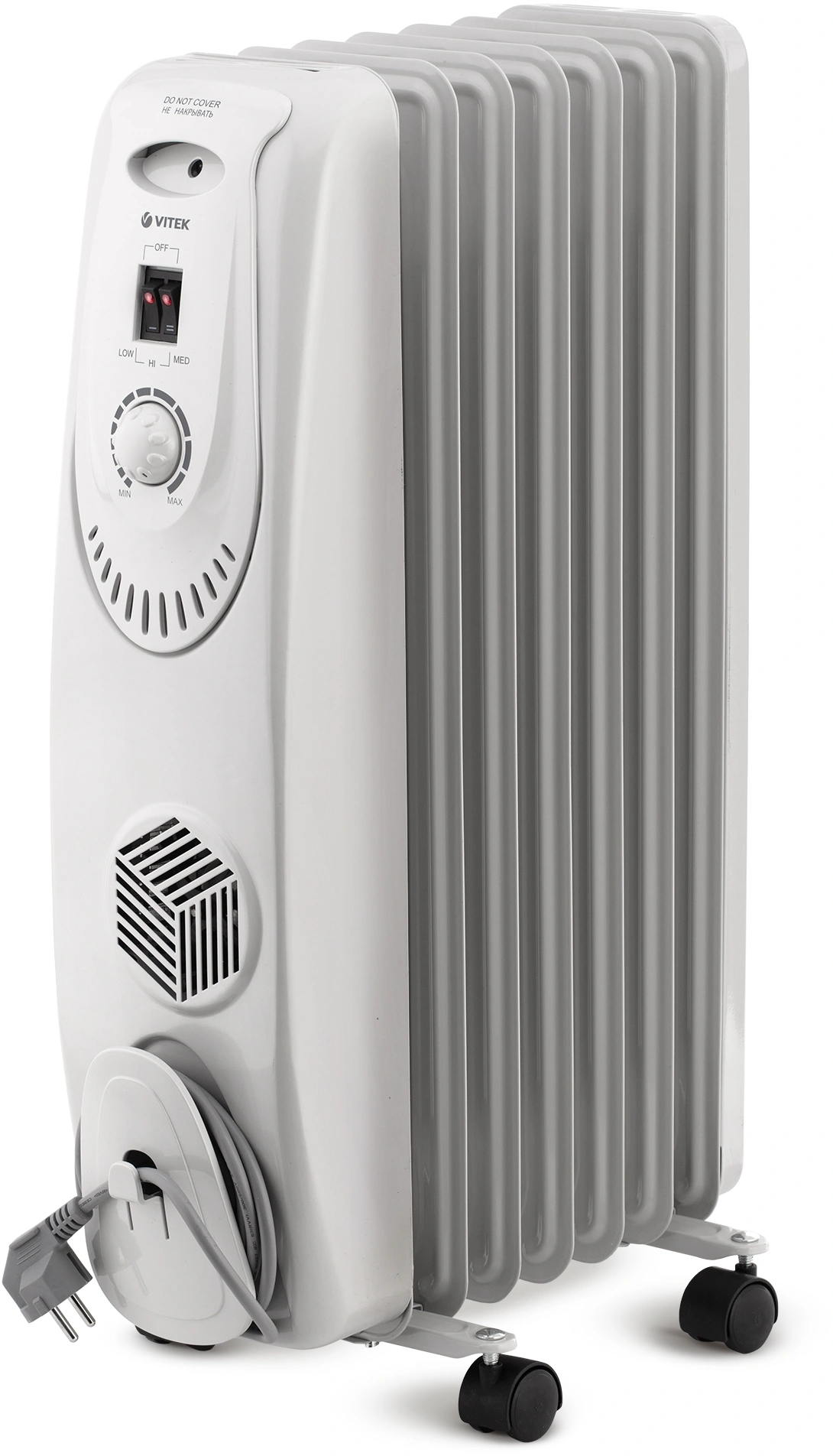 Радиатор масляный Vitek VT-1704 1500Вт белый