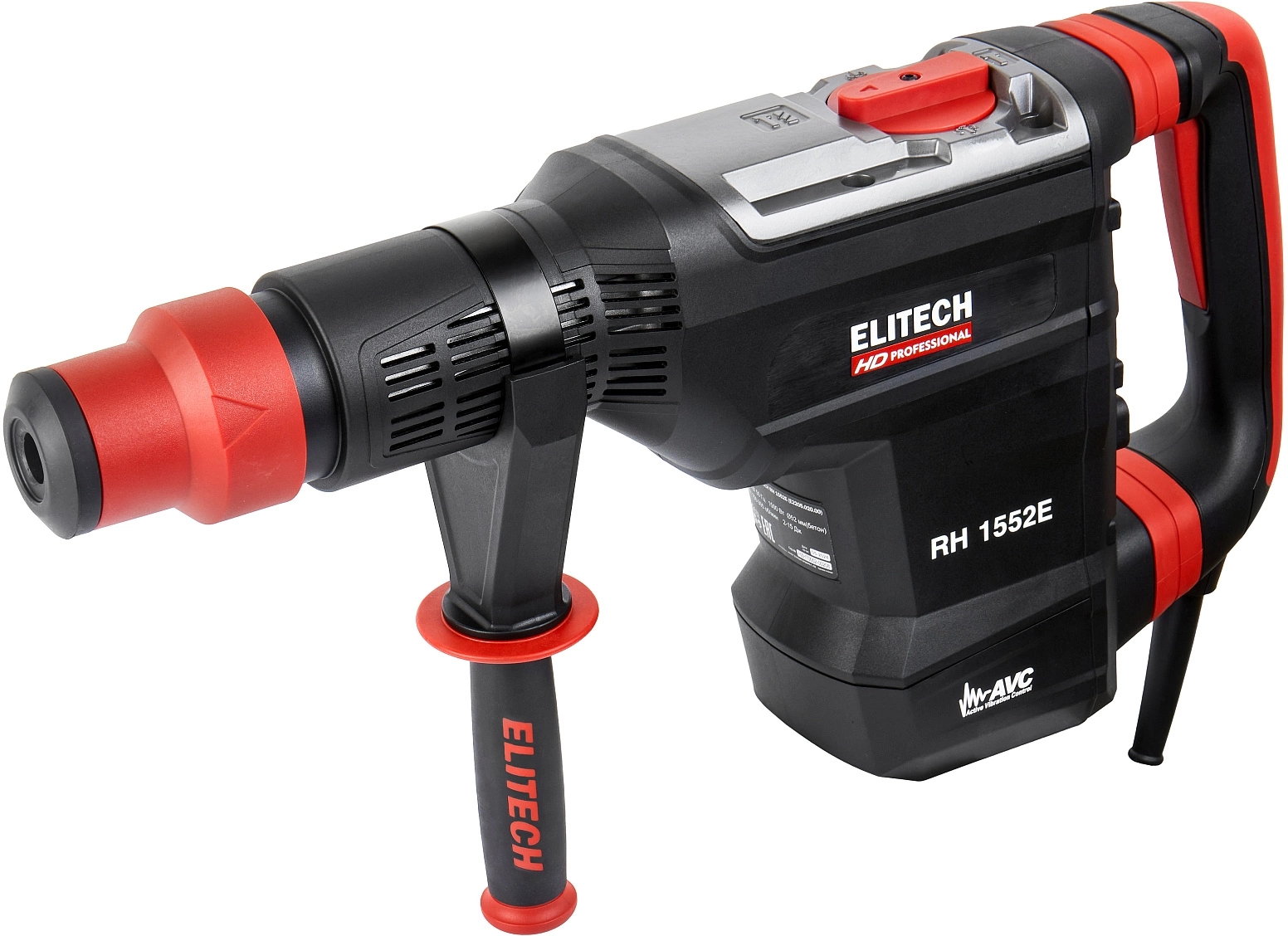 Перфоратор Elitech RH 1552E (E2205.020.01) патрон:SDS-max уд.:15Дж 1500Вт (кейс в комплекте)