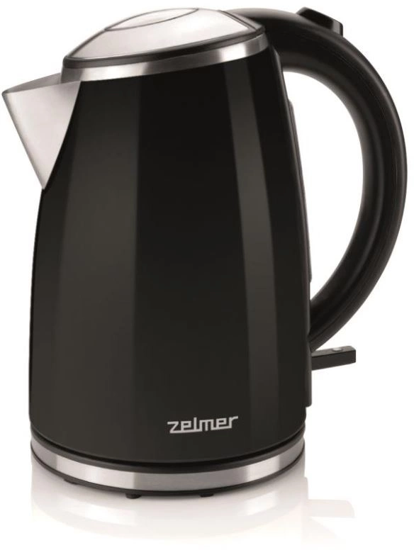 Чайник электрический Zelmer ZCK1274B 1.7л. 2200Вт черный корпус: металл (71505040P)