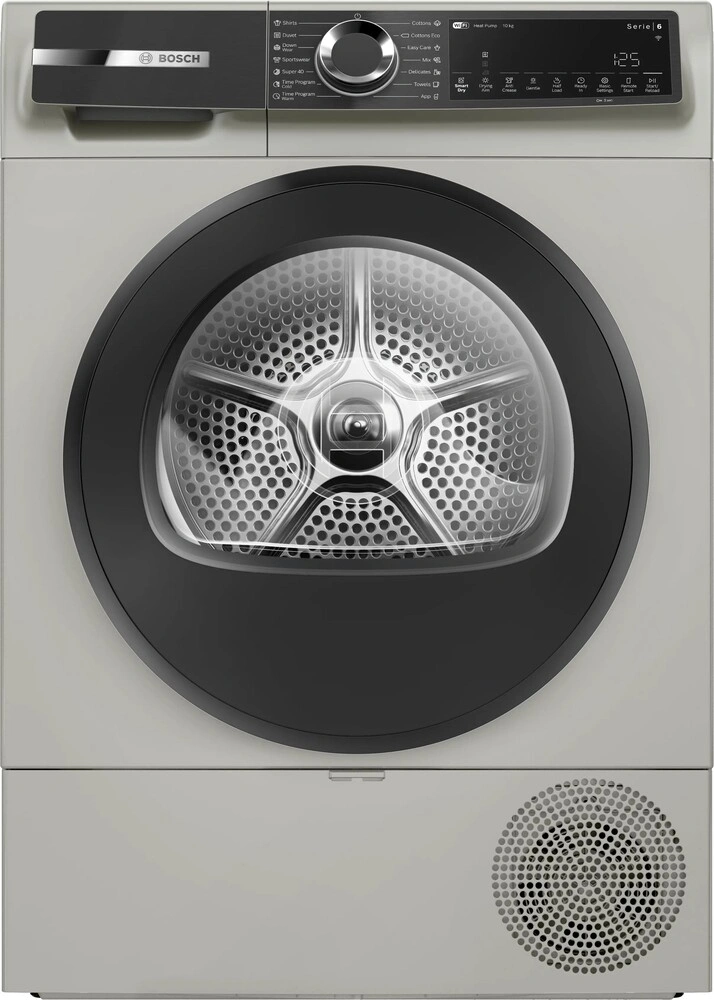 Сушильная машина Bosch Serie 6 WQK2521XME пан.англ. макс.загр.:10кг серебристый