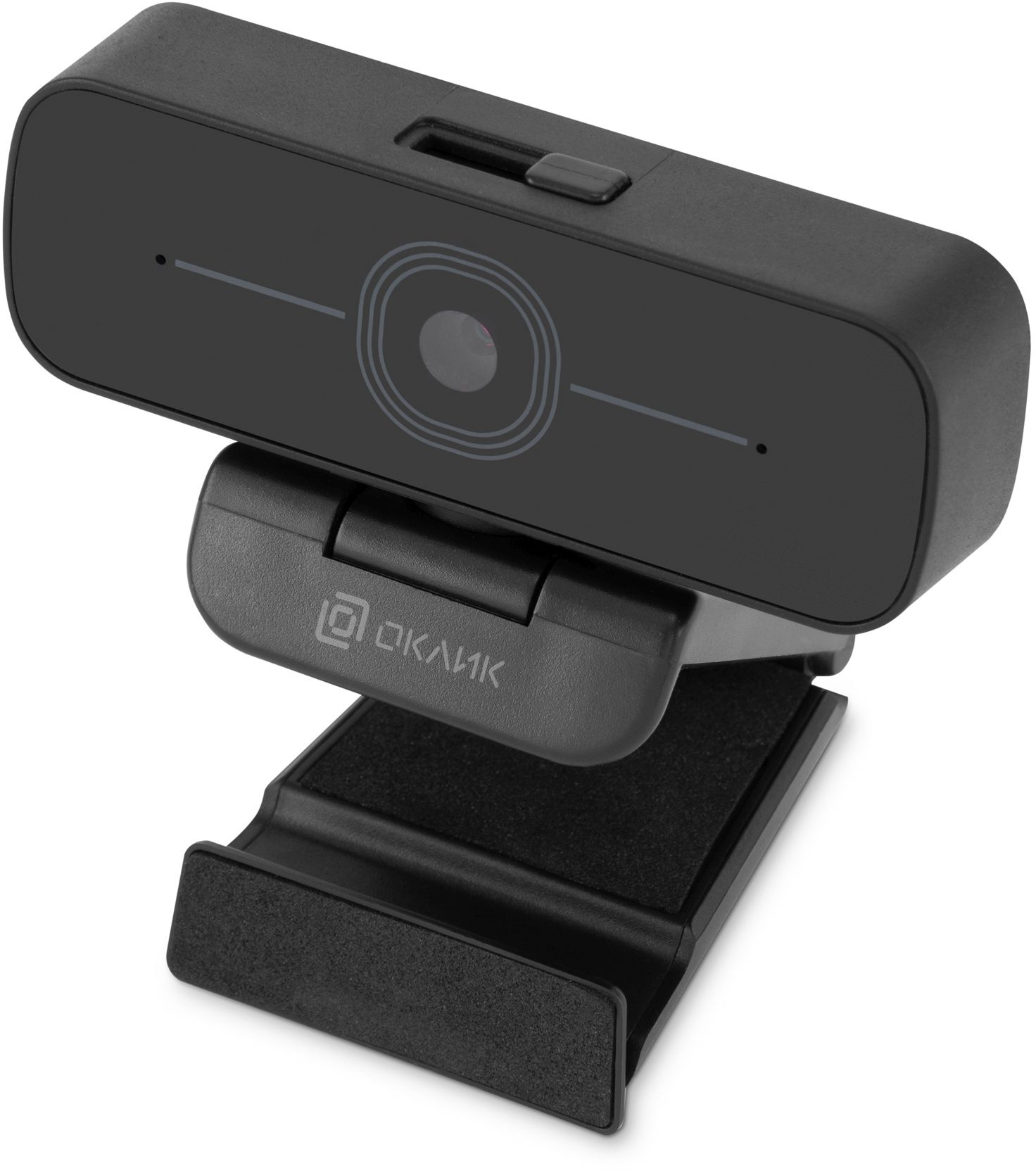 Камера Web Оклик OK-C001FH черный 2Mpix (1920x1080) USB2.0 с микрофоном
