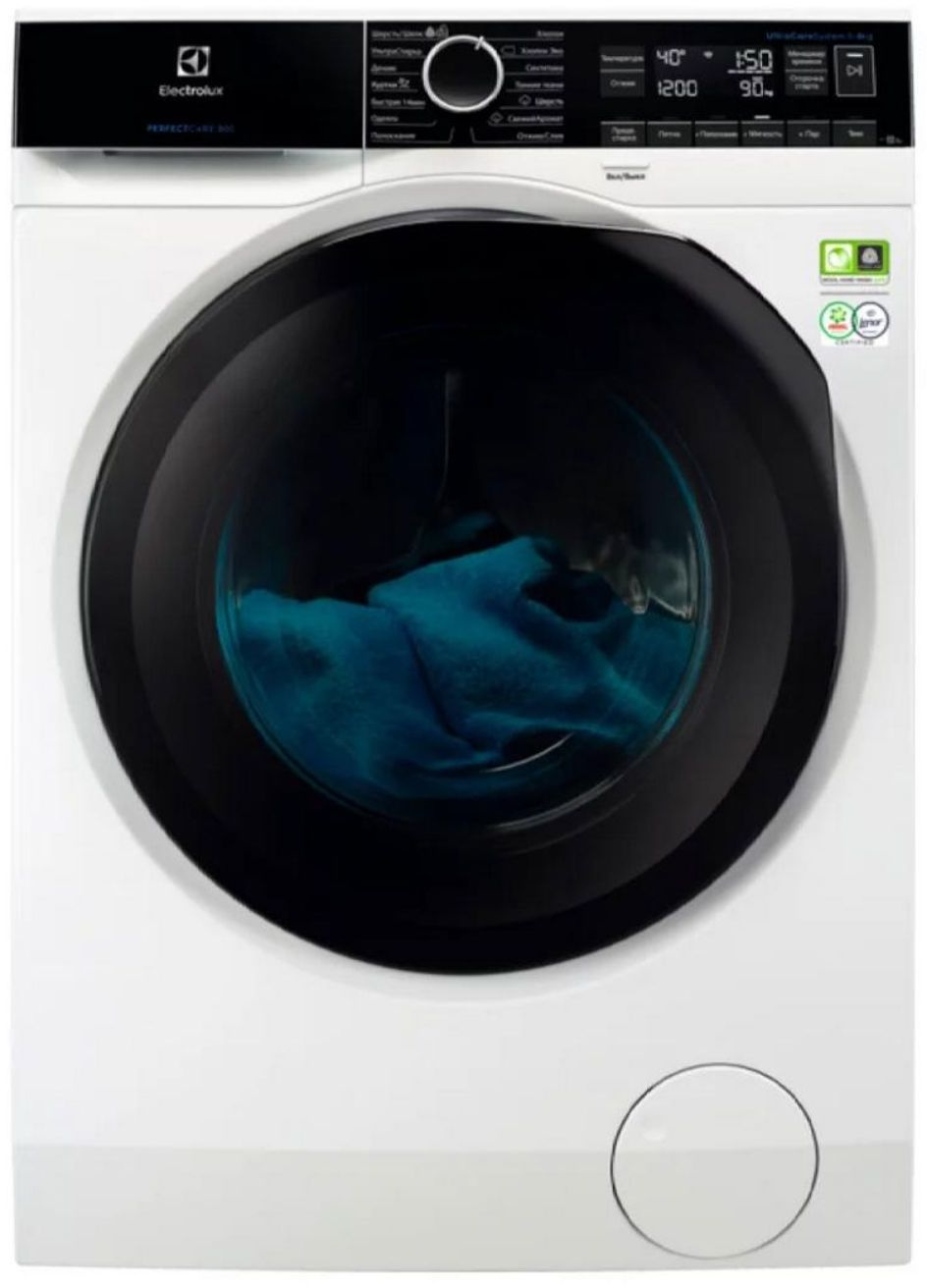 Стиральная машина Electrolux PerfectCare 900 EW9F161B пан.англ. класс: A загр.фронтальная макс.:10кг белый инвертер