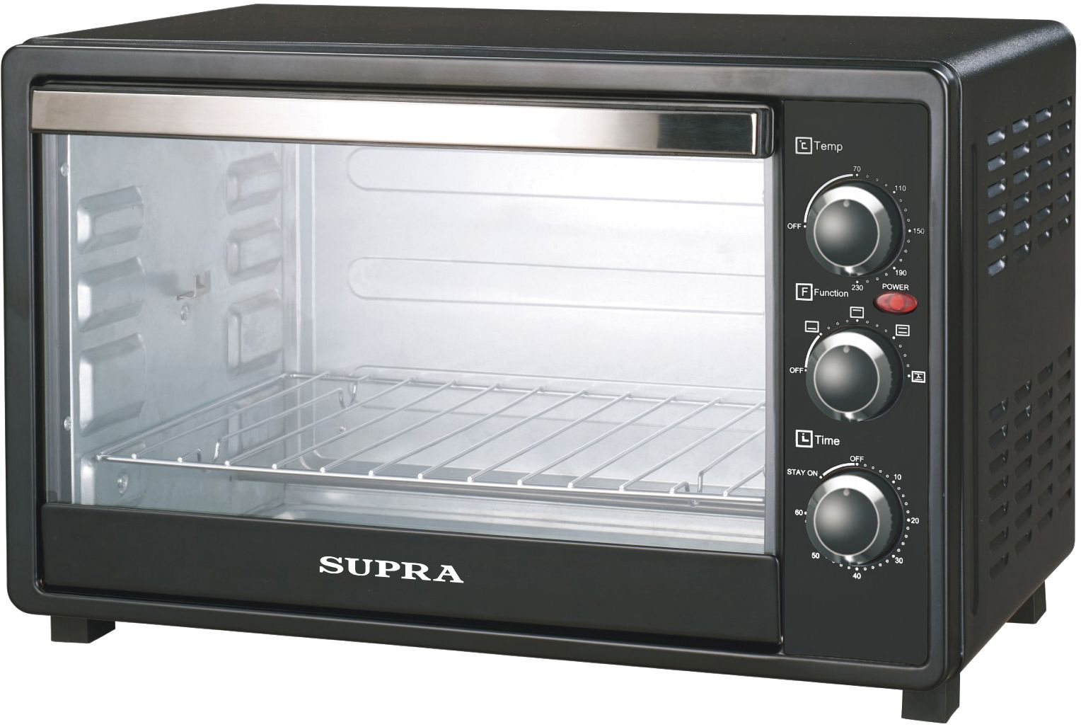 Мини-печь Supra MTS-3698 35л. 1600Вт черный