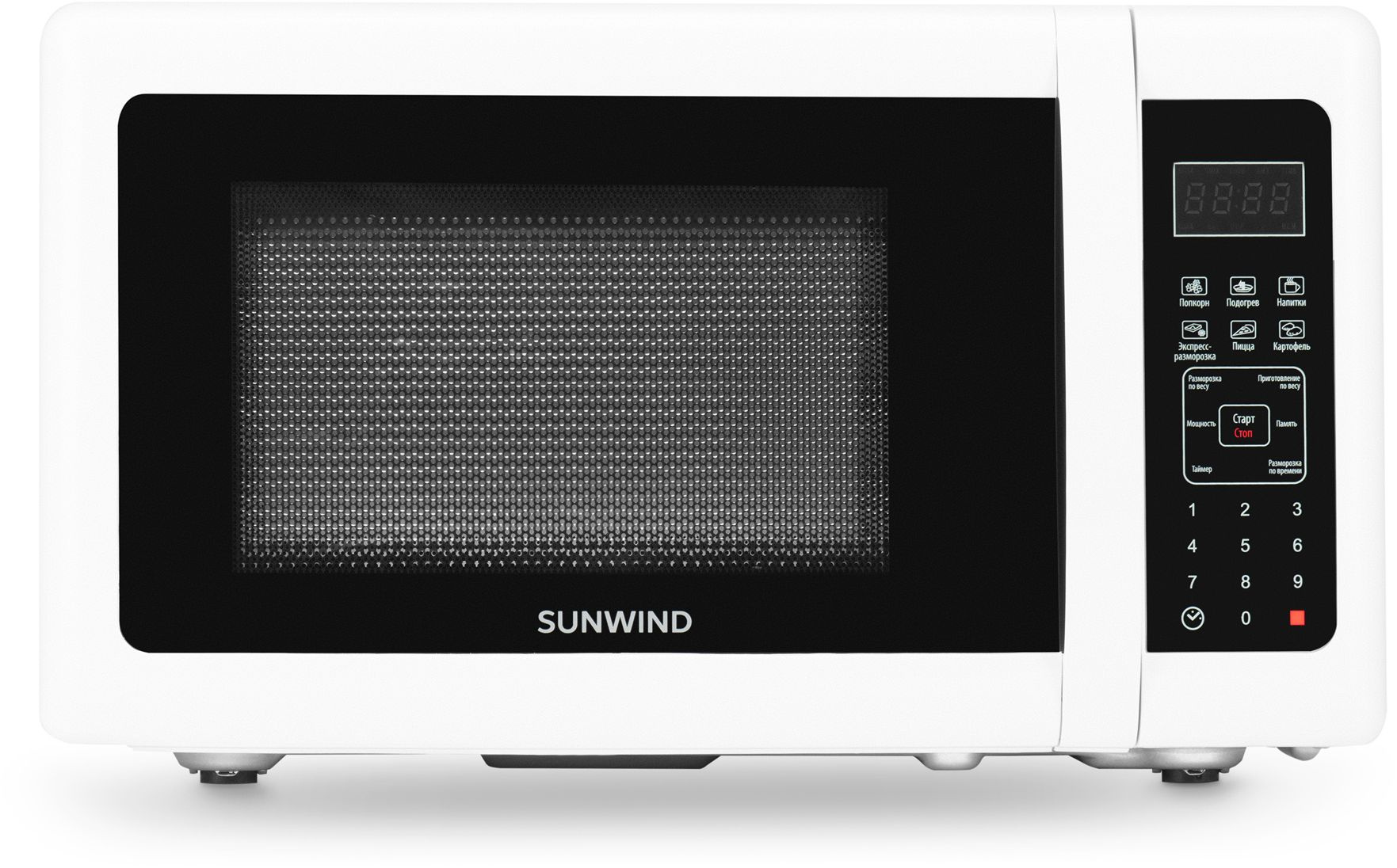 Микроволновая Печь SunWind SUN-MW005 20л. 700Вт белый/черный