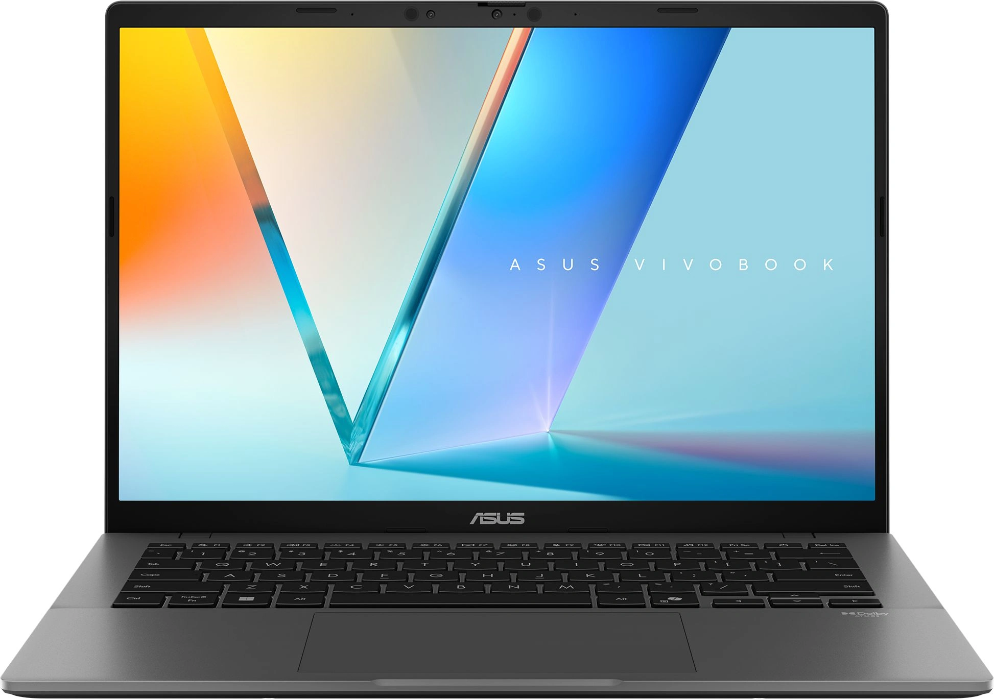 Ноутбук Asus VivoBook S14 S3407QA-SF044W Snapdragon X X1-26-100 16Gb SSD1Tb Qualcomm Adreno 14" OLED FHD+ (1920x1200) Windows 11 Home grey WiFi BT Cam (90NB16B2-M004B0)