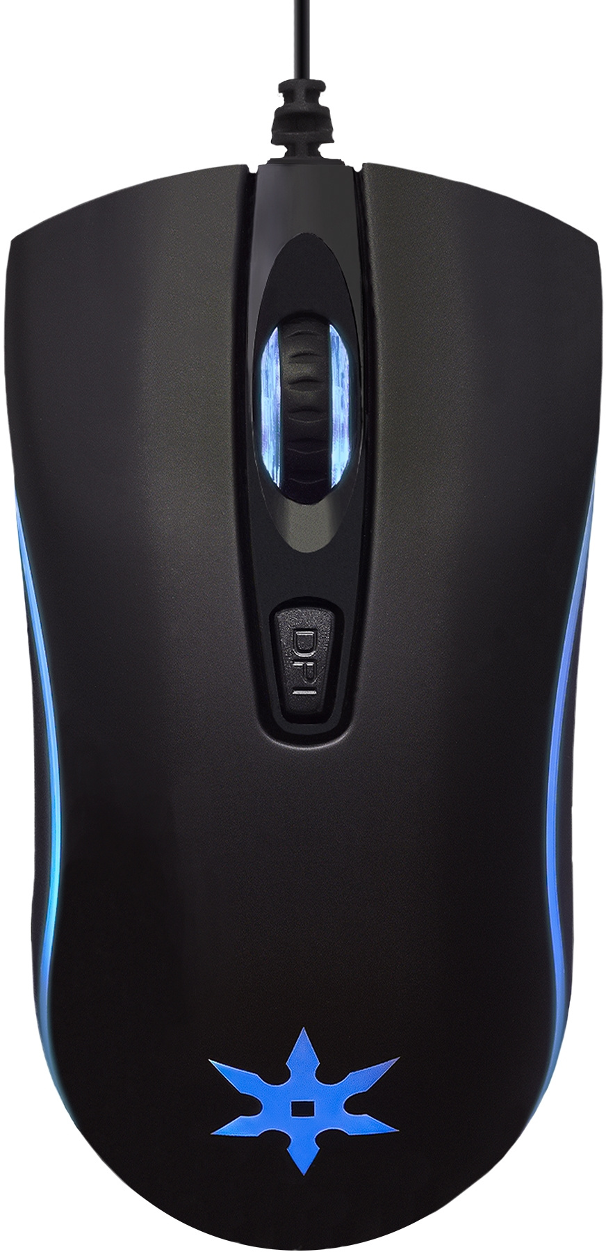 Мышь Оклик 704G TOKUGAWA черный оптическая 1600dpi USB 4but (1196423)