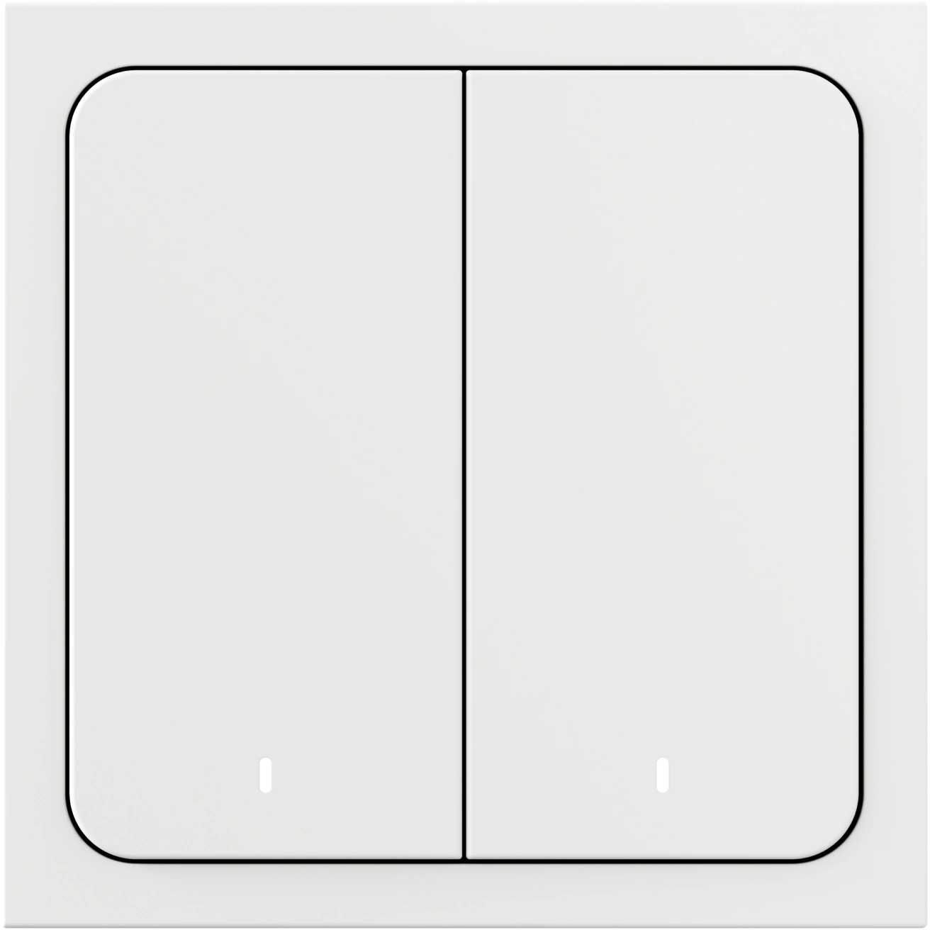 Умный выключатель Yandex YNDX-00532 2-хкл. универсальный белый