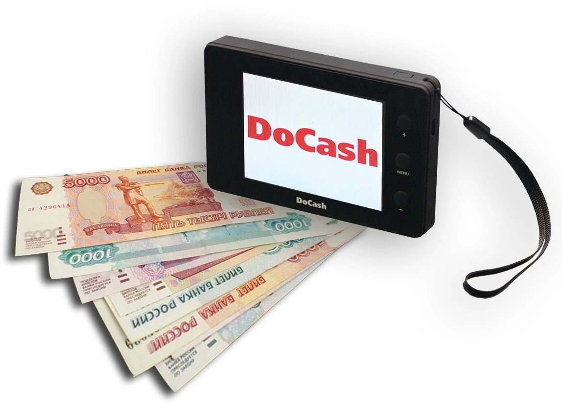 Детектор банкнот DoCash Micro IR/UV просмотровый АКБ (8401)