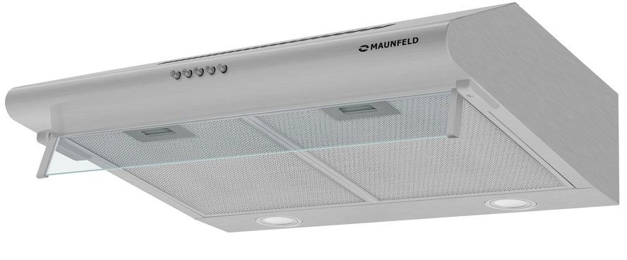 Вытяжка козырьковая Maunfeld MP-1 60 нержавеющая сталь управление: кнопочное (1 мотор)