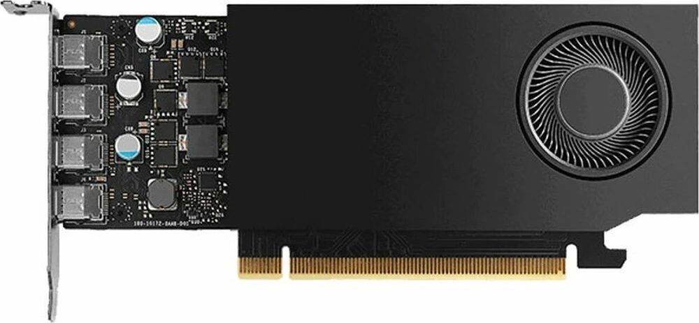 Видеокарта PNY PCI-E 4.0 A400 NVIDIA A400 4Gb 64bit GDDR6 727 mDPx4 Bulk low profile