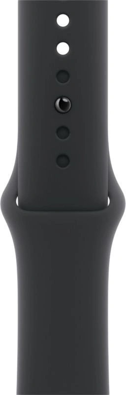 Смарт-часы Apple Watch Series 11 A3331 42мм OLED корп.черный Sport Band рем.черный разм.брасл.:140-190мм (MEQT4LW/A)