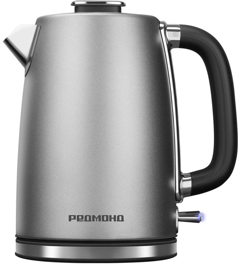 Чайник электрический Redmond KM240 1.7л. 2200Вт серый корпус: нерж.сталь/пластик